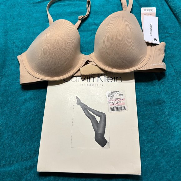 Calvin Klein Bra and Pantyhose - Picture 1 of 6